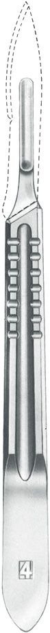 Scalpel Handle, no. 4