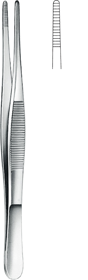 Dressing forceps, medium wide