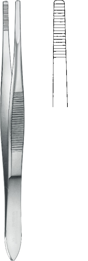 Dressing forceps, acc. to Stile