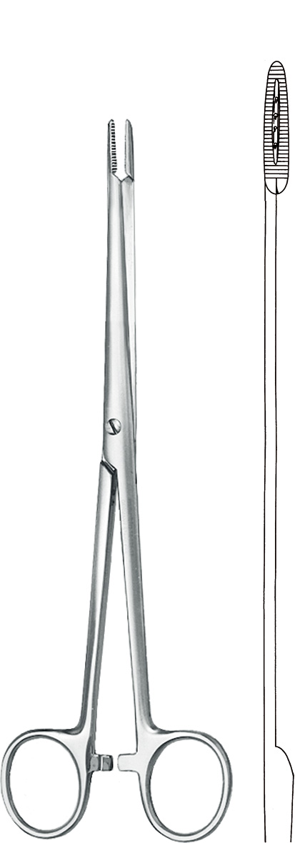 Dressing forceps, acc. to Martin, straight