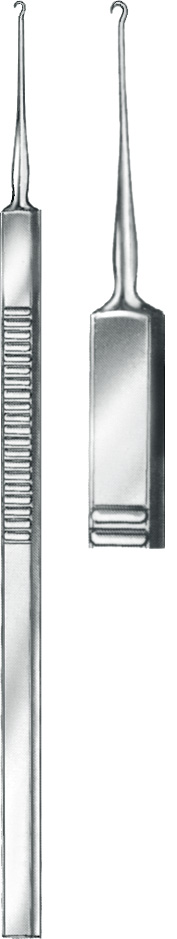 Micro hooklet, acc. to Graefe, sharp