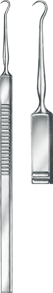 Micro hook, sharp, 1 prong