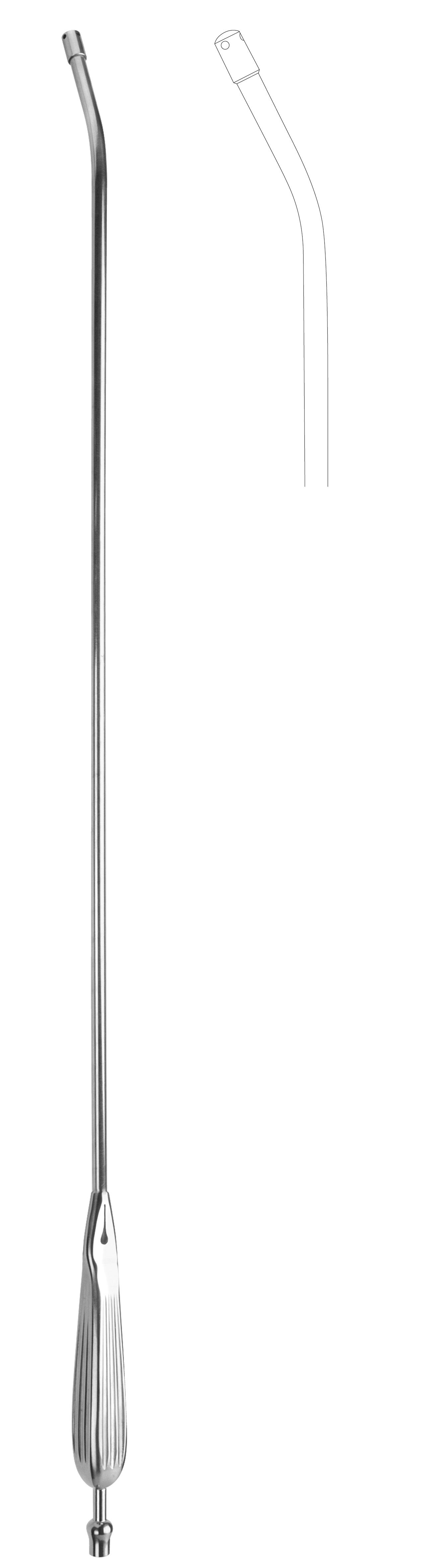 Suction tube, acc. to Marcore, Ø 6 mm, with cutoff