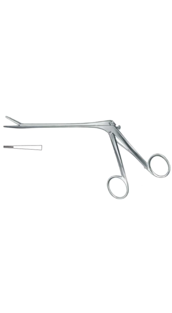 Clip application forceps, acc. to Olivecrona-Toennis