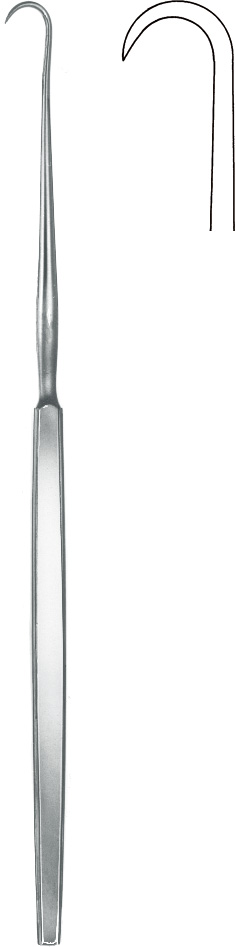 TraCheal retractor, acc. to Iterson, sharp