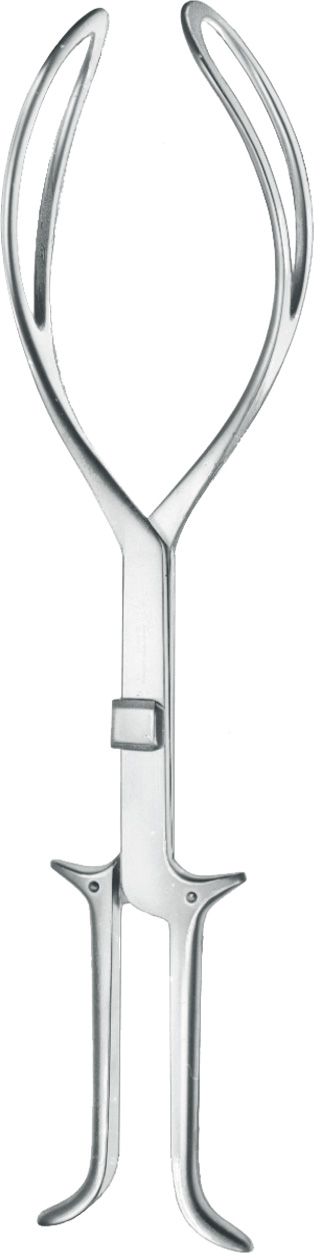 Obstetrical forceps, acc. to Kielland