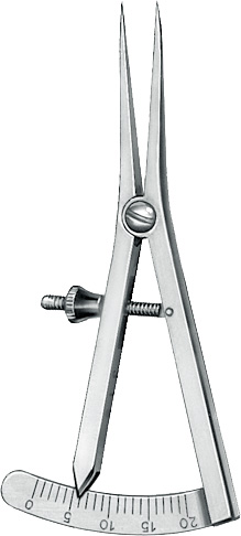 Caliper, Castrovieojo, straight, 0-20 mm