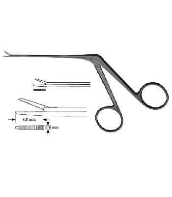 Micro ear forceps, straigh
