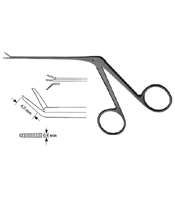 Micro ear forceps, left