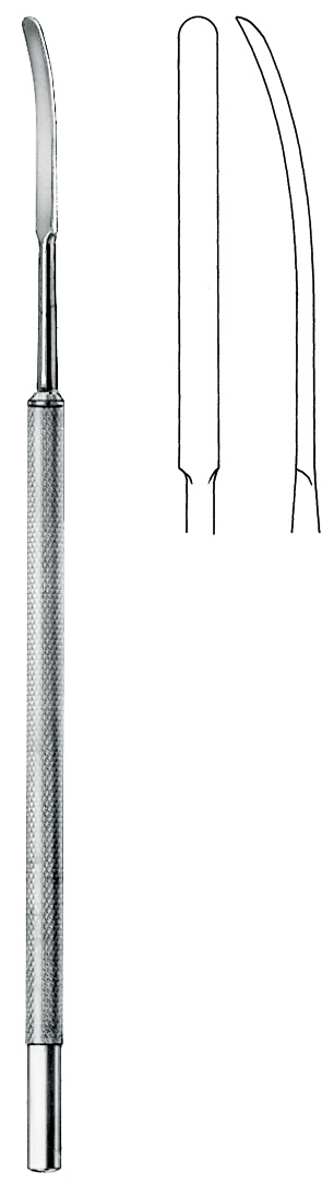 Elevator acc. to Salyer, strongly curved