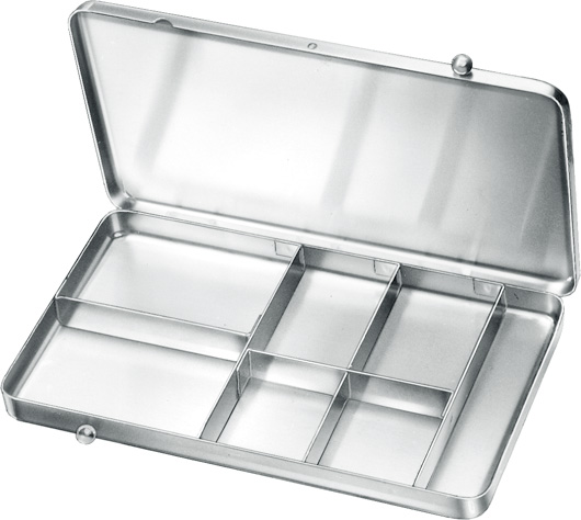 Needle case, closed