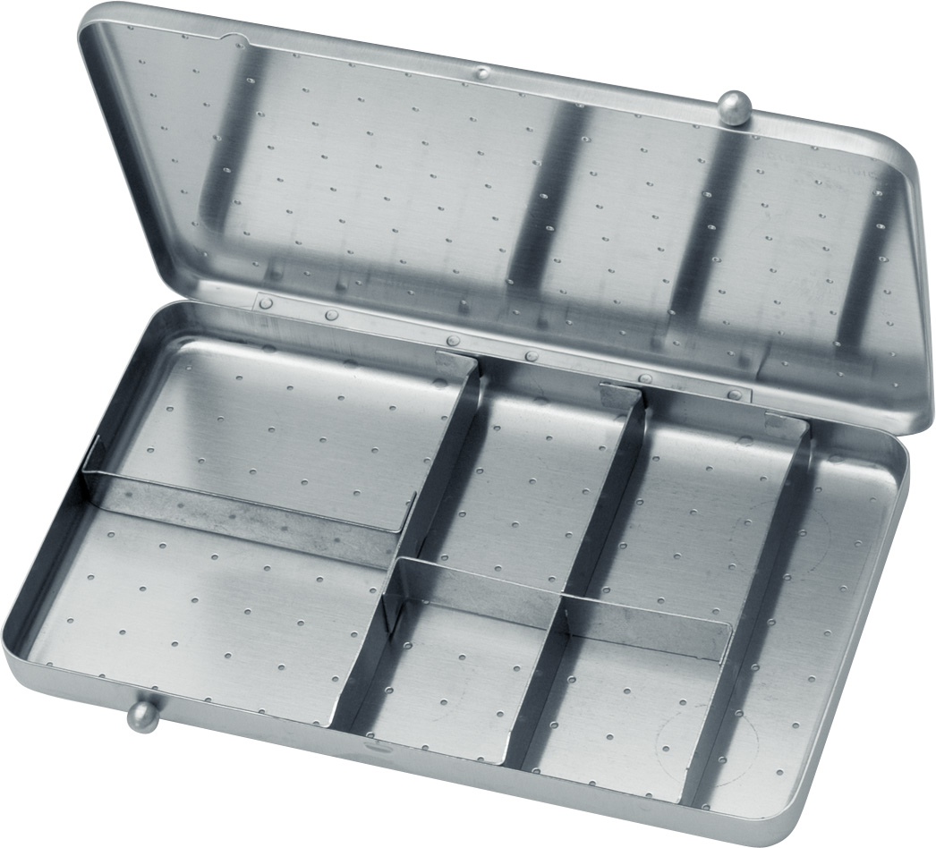 Needle case, perforated