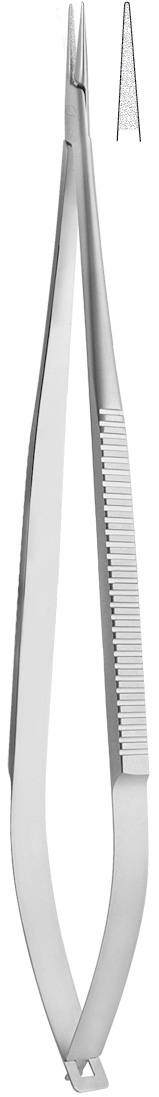 Micro needleholder, straight, without lock