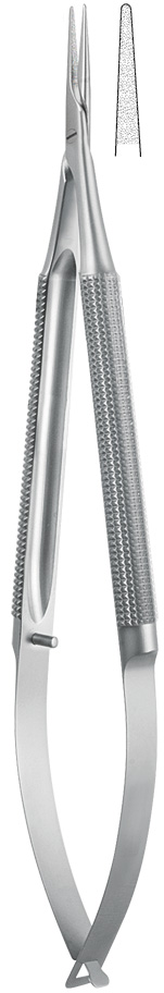 Micro needleholder, straight, without lock